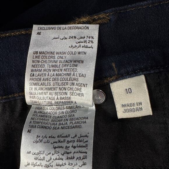 Style & Co SZ 10 Boot Leg Bootcut Jeans Mid-Rise Stretch Pockets Zip-Fly Blue - Picture 8 of 9